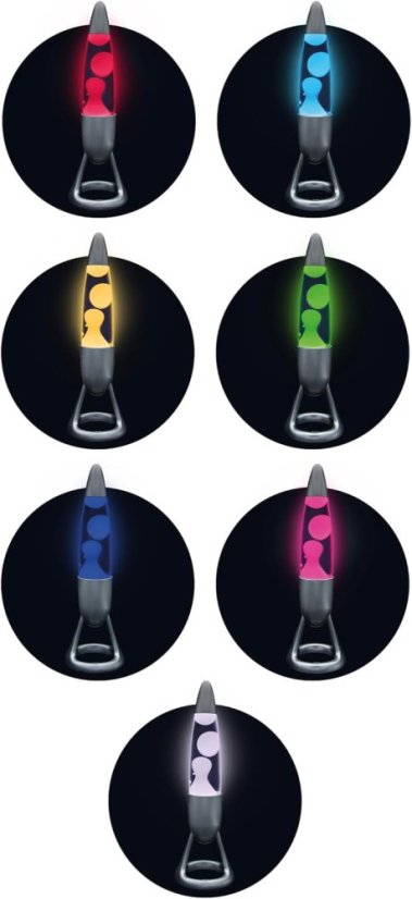 Magma lampa s automatickou změnou barev