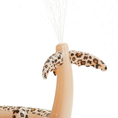 Nafukovací bazén so šmykľavkou Beige Leopard 210 cm
