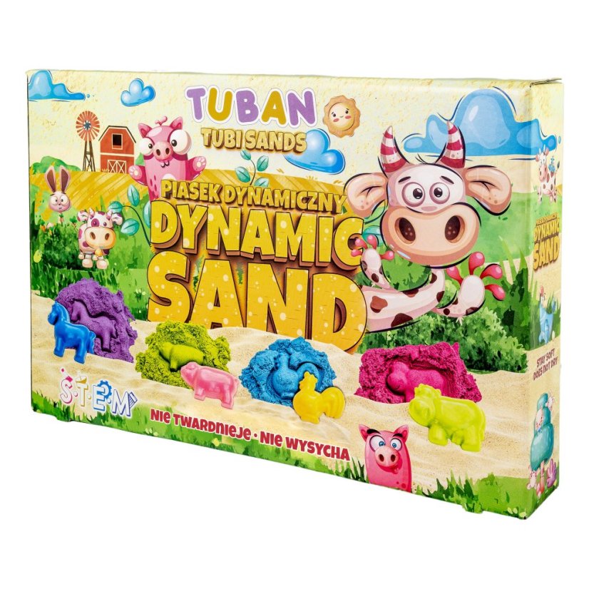 Dynamický písek Sada Farma - kinetický písek pro děti