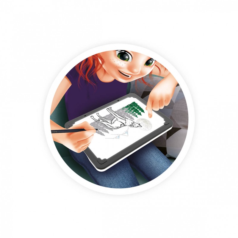 Podsvícená podložka na kreslení 3 v 1