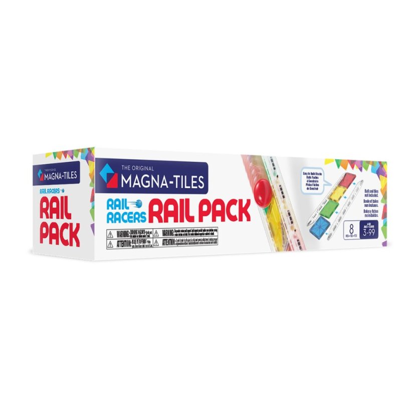Magnetická stavebnica Rail Racers Rail Pack 8 dielov