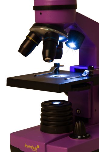 Mikroskop Levenhuk Rainbow 2L Fialový - osvetlenie