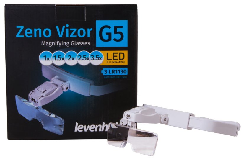 Čelová lupa Levenhuk Zeno Vizor G5