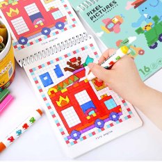 Omaľovánky Pixel Art - Dopravné prostriedky