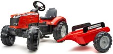 Falk Šlapací traktor 4010AB Massey Ferguson S8740 - červený