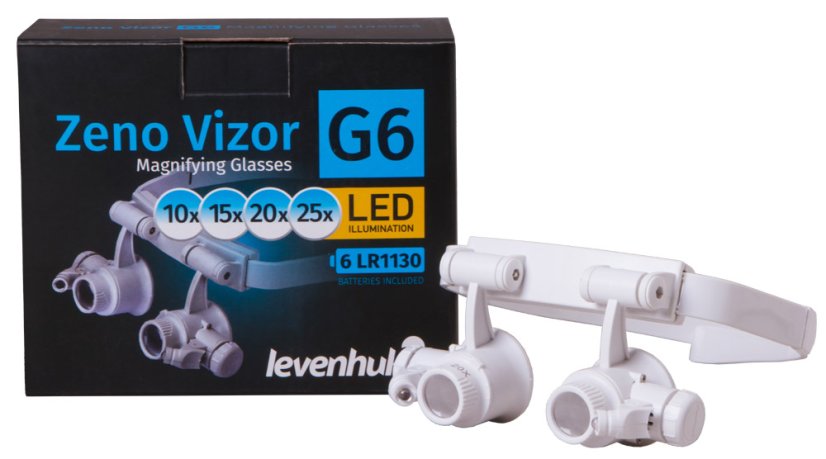 Čelová lupa Levenhuk Zeno Vizor G6