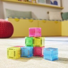 Magnetická stavebnice microMAGS Cubes 9 dílků