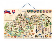 Magneticka mapa Slovenska pre deti
