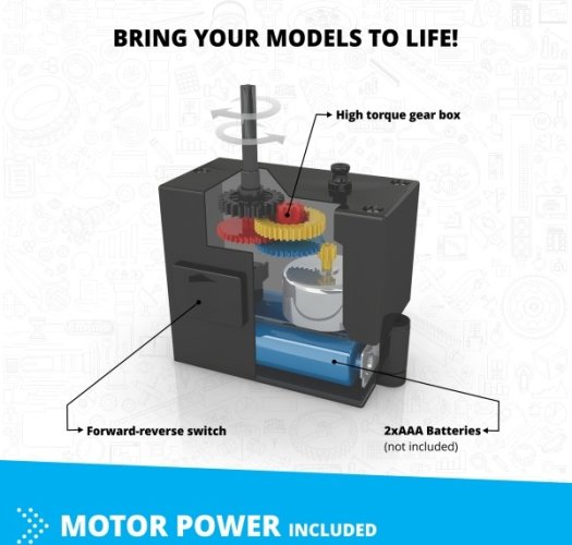 Robotická stavebnice Engino Creative engineering 60 in 1 motorized