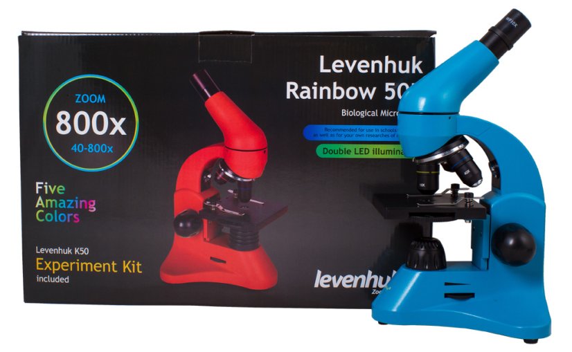 Mikroskop Levenhuk  Rainbow 50L Azure