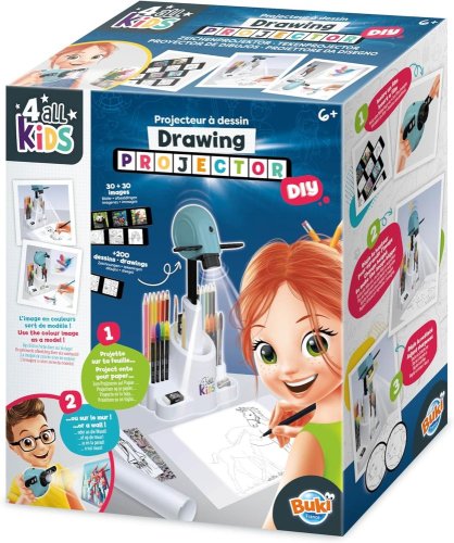 Projektor pre kreslenie podľa šablón - kreatívna súprava pre deti
