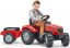 Falk Šlapací traktor 4010AB Massey Ferguson S8740 - červený