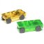 Magnetická stavebnice Magna Tiles Cars Green/Yellow - 2 diely