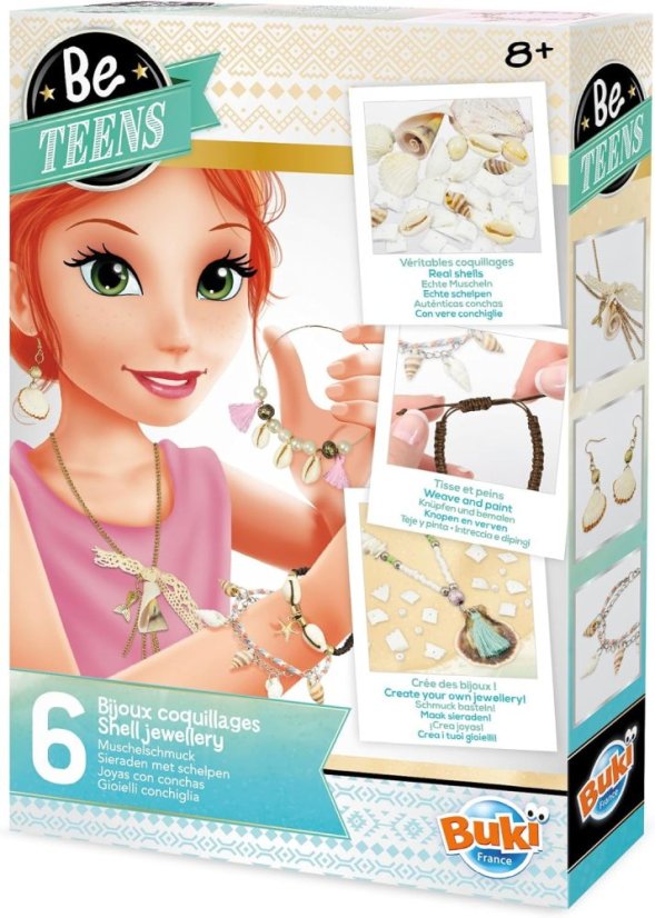 Kreativní sada pro děti - Šperky z mušlí