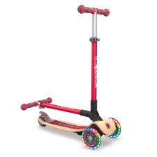 Globber Kolobežka Primo foldable Wood Light Red