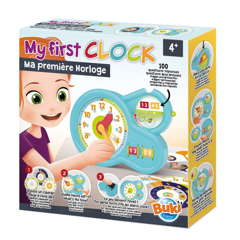 Moje první hodiny - edukační hračka Buki