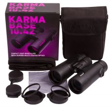 Ďalekohľad Levenhuk Karma Base 10x42 - obsah balenia