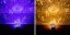 Projektor nočnej oblohy Discovery Star Sky P7 - farby projekcie