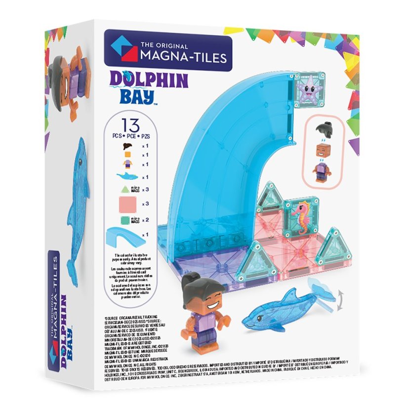 Magnetická stavebnica Dolphin Bay 13 dielov