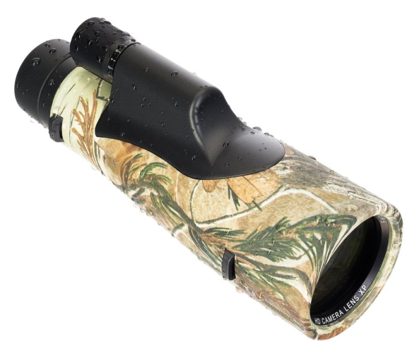 Monokulární dalekohled se zaměřovačem Levenhuk Camo Pine 10x56