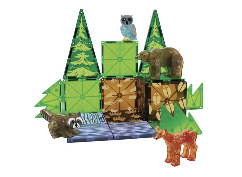 Magnetická stavebnice Magna Tiles Forest Animals 25 dílů