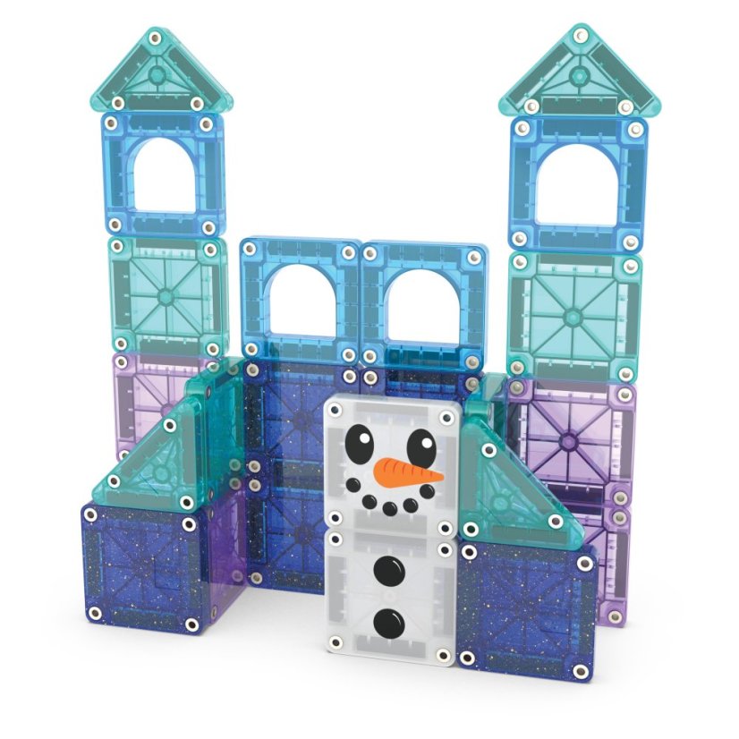 Magnetická stavebnica Magna Tiles Winter Wonderland Travel Set 26 dielov