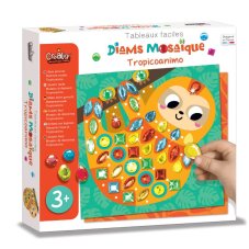 Kreativní sada diamantová mozaika Tropická zvířátka