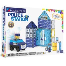 Magnetická stavebnica Magna Tiles Policajná stanica 35 dielov