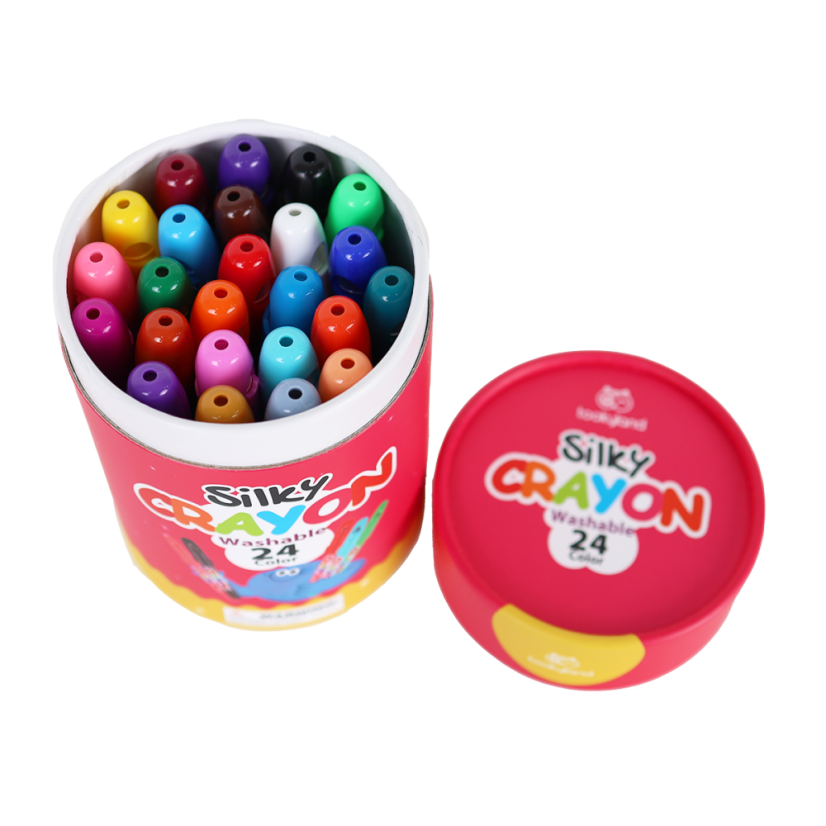 Jemné voskovky Smývatelné 24 ks