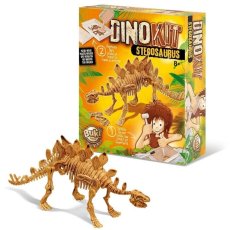 Kostra dinosaura - vykopávky dinosaurů Stegosaurus