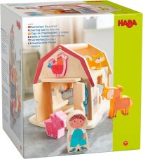 Haba Dřevěná hračka Vkládání a třídění Farma