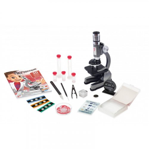Mikroskop pro deti a 30 pokusu - obsah baleni