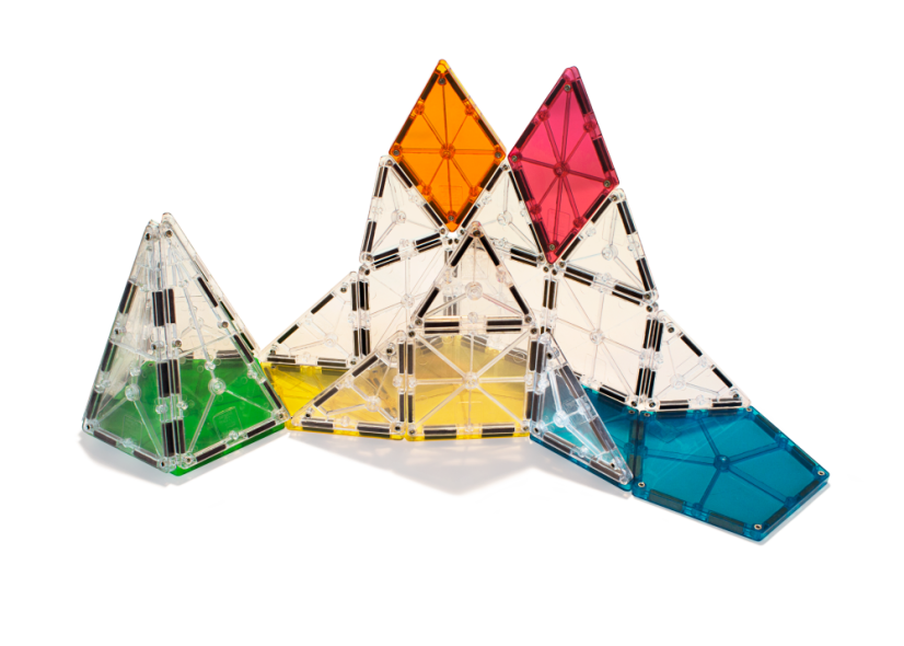 Magnetická stavebnice Magna Tiles Polygons 8 dílů