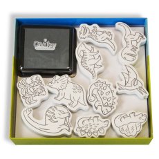 Penové pečiatky Dinosaury