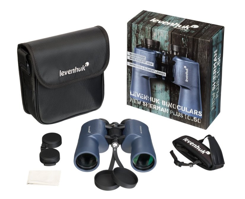 Binokulární dalekohled Levenhuk New Sherman PLUS 10x50