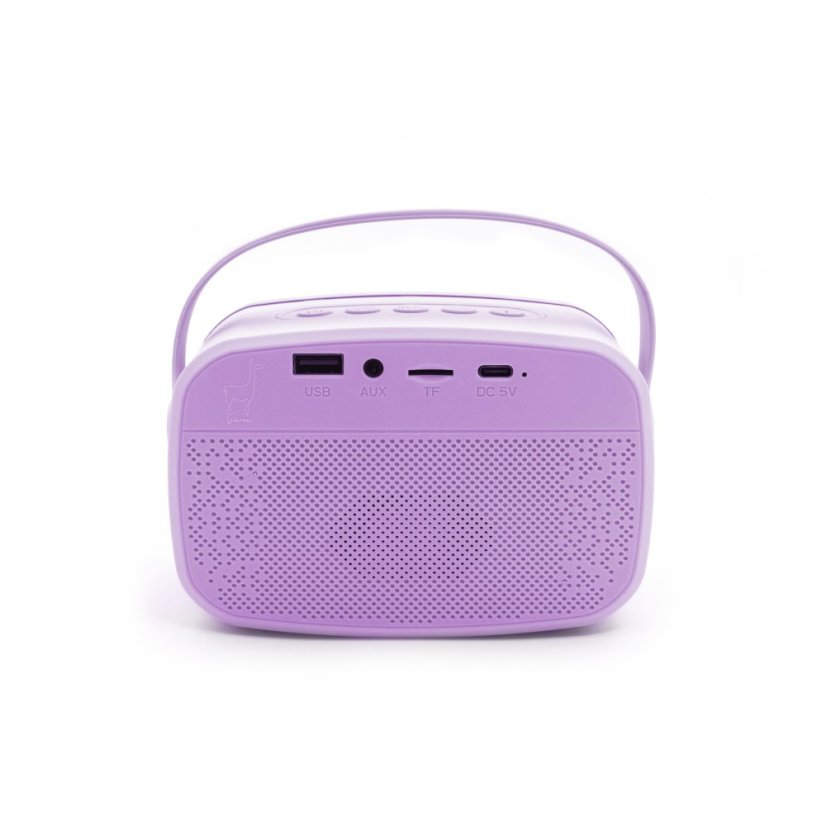 Bluetooth Karaoke párty set pro děti + 2 mikrofony Purple
