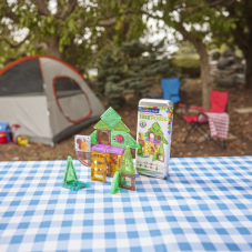 Magnetická stavebnica microMAGS Treehouse Travel Set 24 dielov