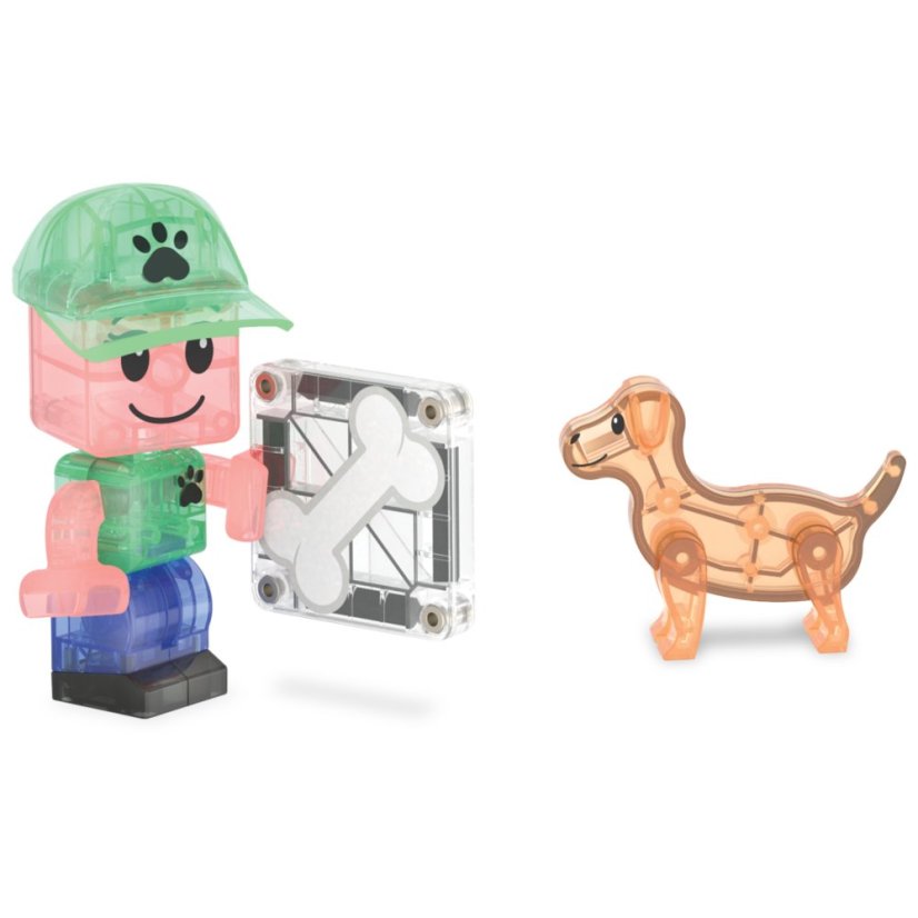 Magnetická stavebnice Magna Tiles Puppy Park 27 dílů