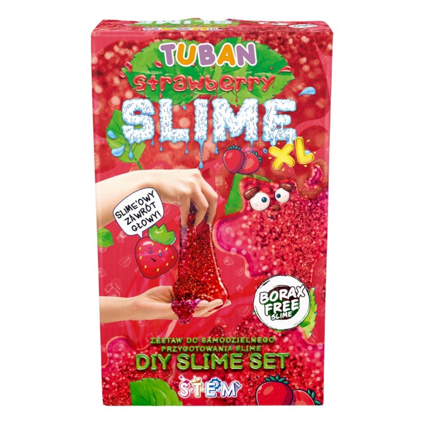 Sada na výrobu slizu Jahoda XL