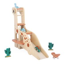 Drevená garáž pre deti Dinosaurus Dino Janod