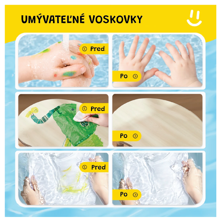 První voskovky ze včelího vosku Banány 24 ks