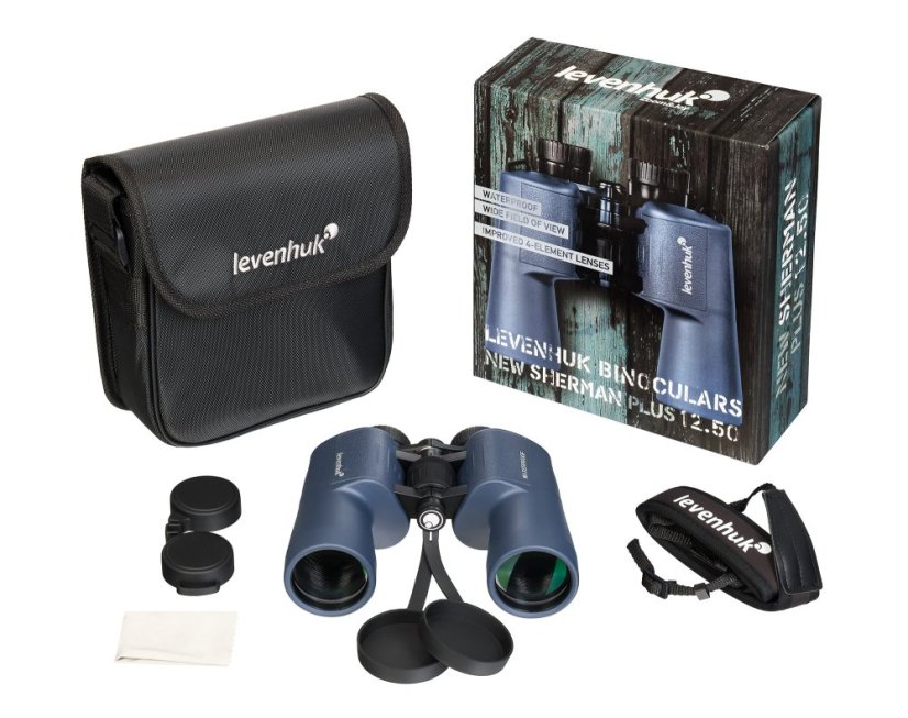 Binokulárny ďalekohľad Levenhuk New Sherman PLUS 12x50