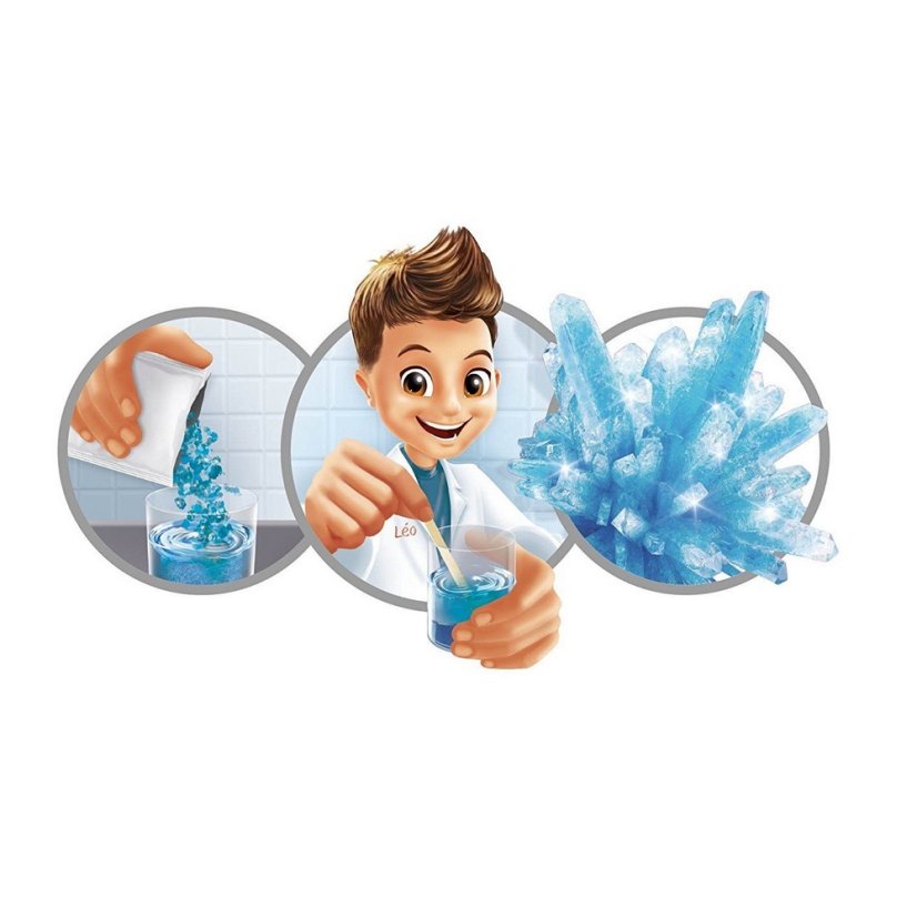 Krystaly modre mini obsah