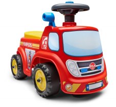 Odrážedlo Falk 700 hasičské auto s otevíracím sedadlem a volantem s klaksonem