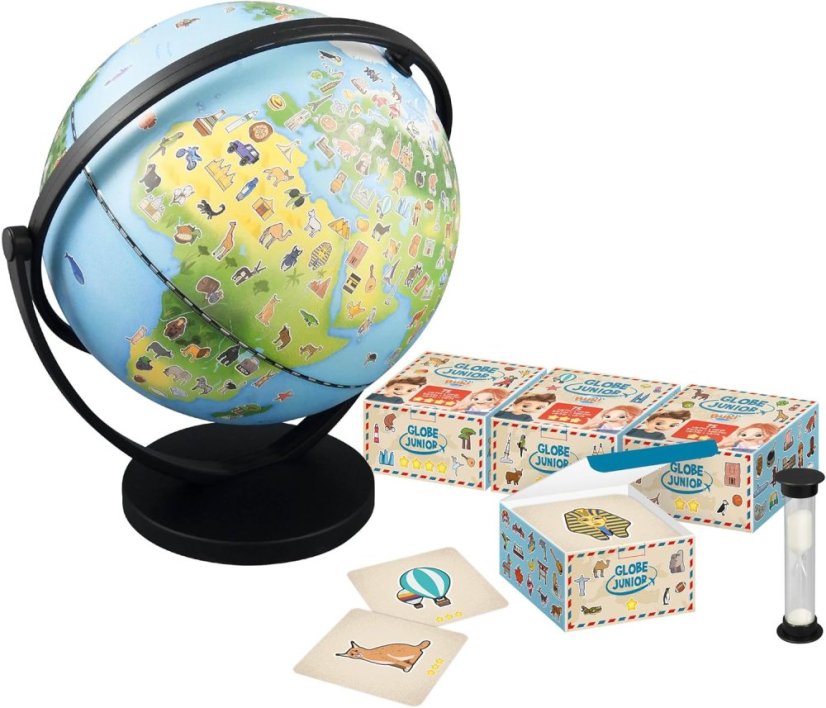 Interaktivní glóbus Junior Globe - hra pro předškoláky