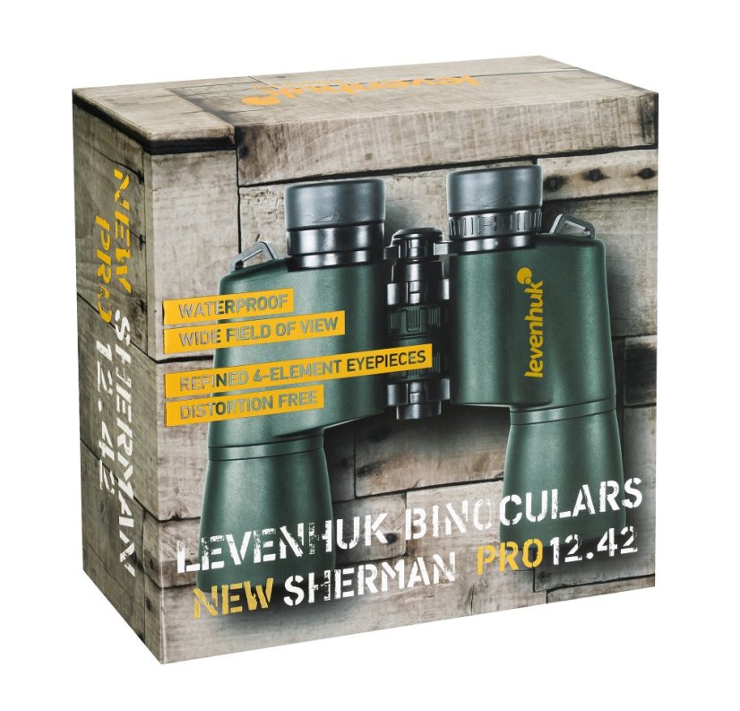 Binokulárny ďalekohľad Levenhuk New Sherman PRO 12x42