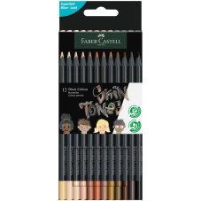 Pastelky Black Edition Skin Tones 12 barev