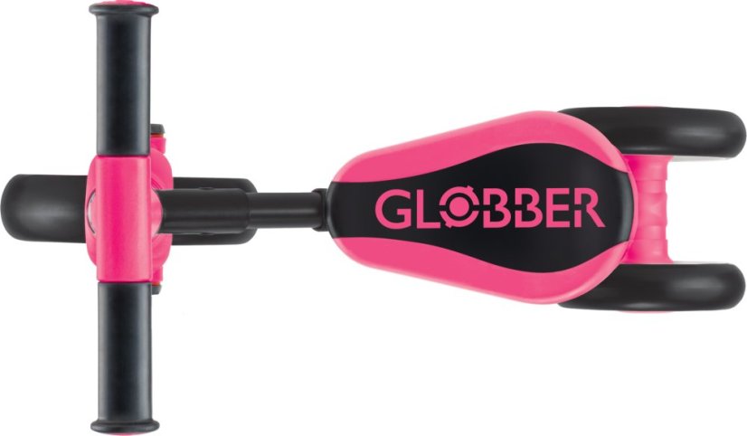 Globber dětské odrážedlo tříkolové - Learning Trike 2v1 - Fuchsia Pink