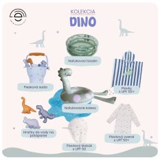 Hračky do vody na potápanie Dino 3 ks