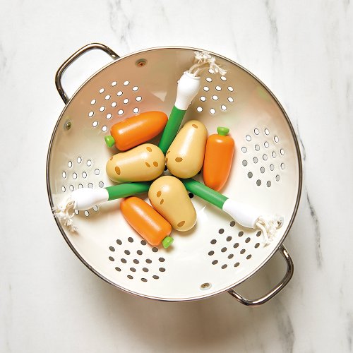 Janod Farm Dřevěný obchod Farma s pokladnou, váhou, ovocem a zeleninou